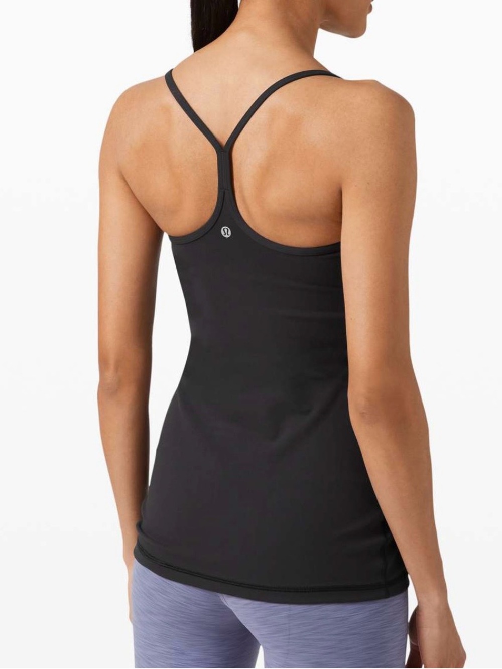 lululemon athletica Black Racerback Slim-Strap Tank size 4